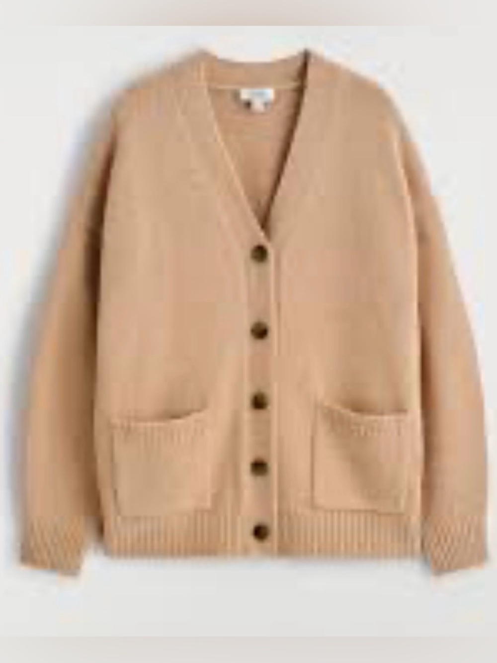 COS Wool Oversized Button Down Cardigan Oatmeal New Small $299